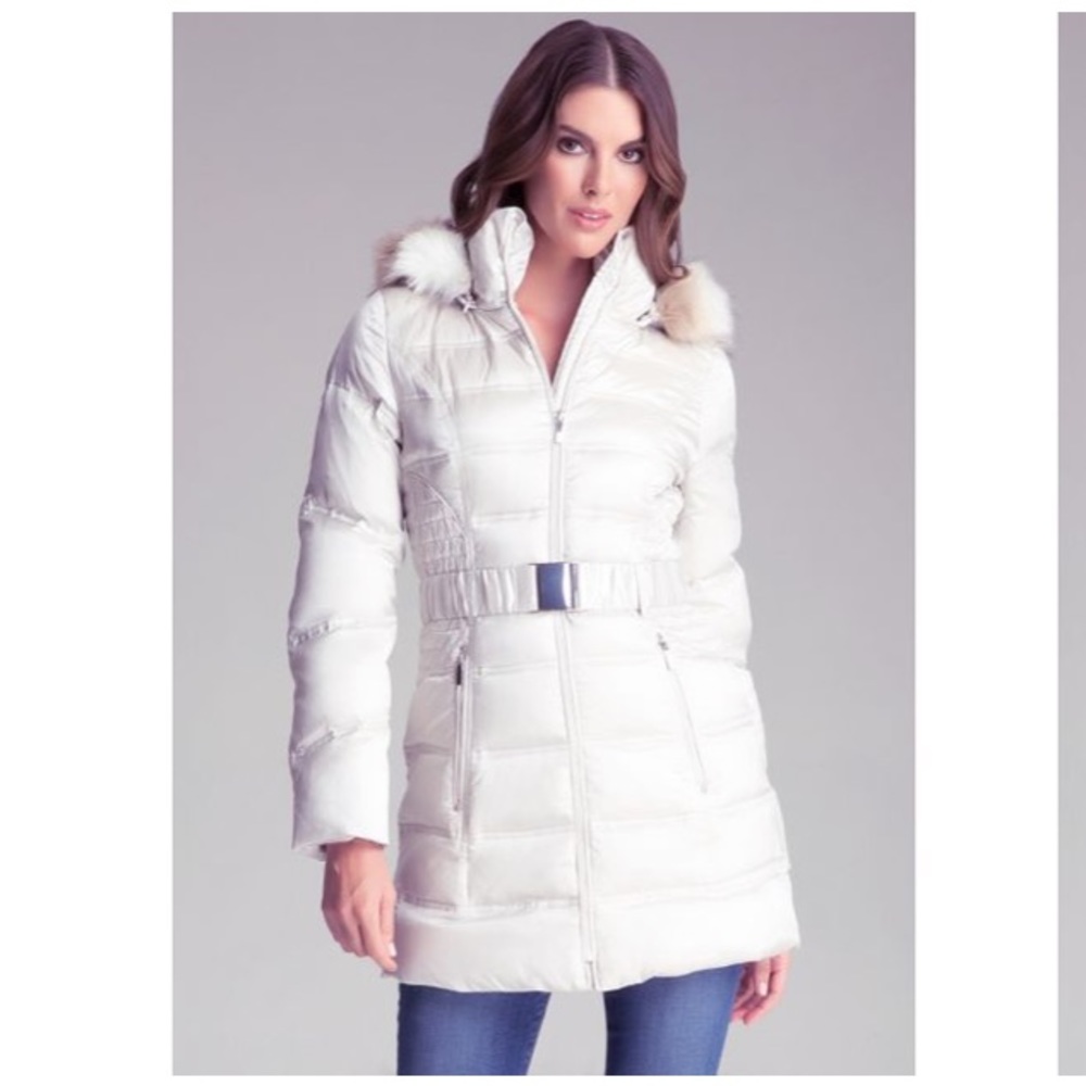 ⛄️ 🎄 ❄️ LIMITED ED ✨ Bebe faux fur down puffer💎🎈🤩